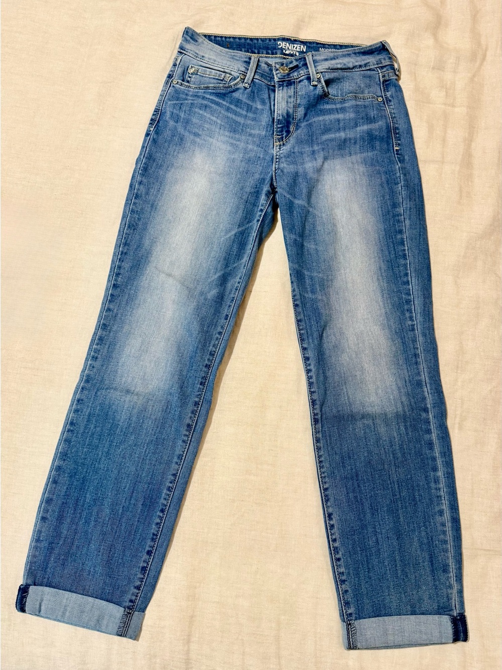 Denizen from Levi's Women's Medium Light Blue Boyfriend Jeans